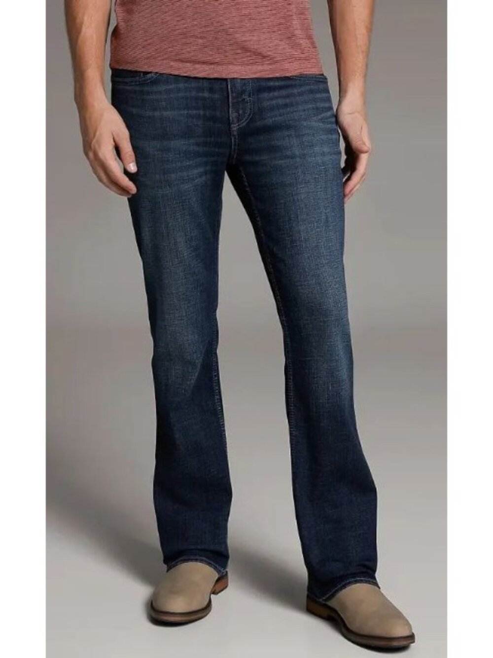 BKE Aiden Bootcut Stretch 28/30 Jeans Men's Dark Wash NWT Slim Fit